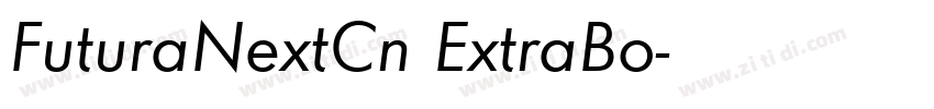 FuturaNextCn ExtraBo字体转换
